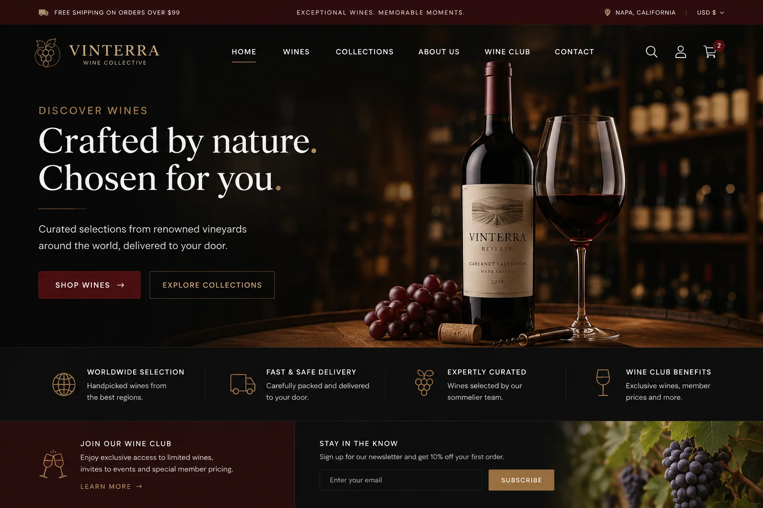 Vinterra Wine Collective — Wine & Spirits
